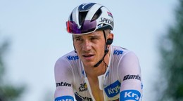 Belgický cyklista Remco Evenepoel počas Tour de France 2024.