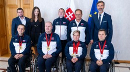 Slovenskí paralympionici po návratr z Paríža