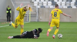 Momentka zo zápasu FC Košice - AS Trenčín v rámci Niké ligy.