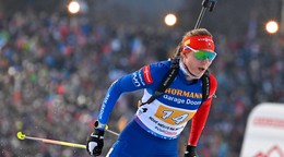 Slovenská biatlonistka Anastasia Kuzminová.