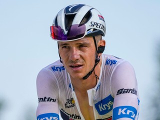 Belgický cyklista Remco Evenepoel počas Tour de France 2024.