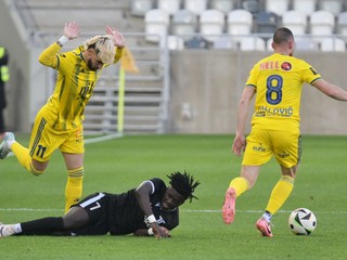 Momentka zo zápasu FC Košice - AS Trenčín v rámci Niké ligy.