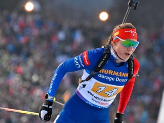 Slovenská biatlonistka Anastasia Kuzminová.