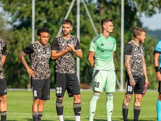 Archívna snímka hráčov MFK Dukla Banská Bystrica.