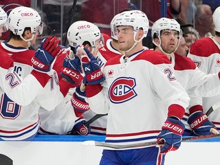 Juraj Slafkovský proti Tampe Bay.