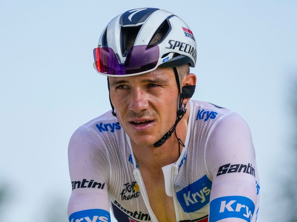 Belgický cyklista Remco Evenepoel počas Tour de France 2024.