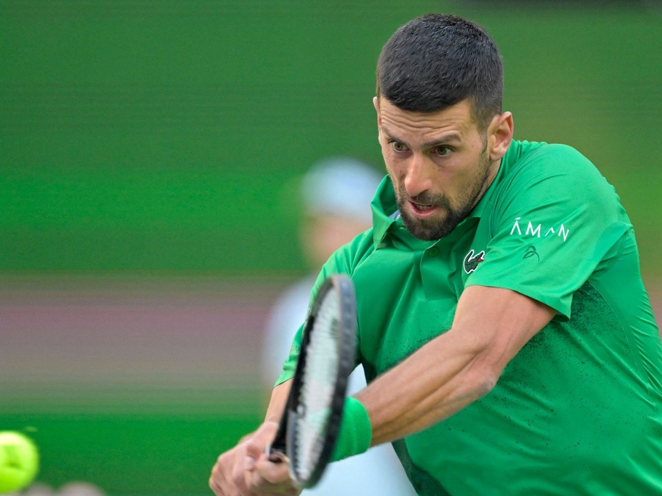 Novak Djokovič na turnaji Indian Wells 2025.