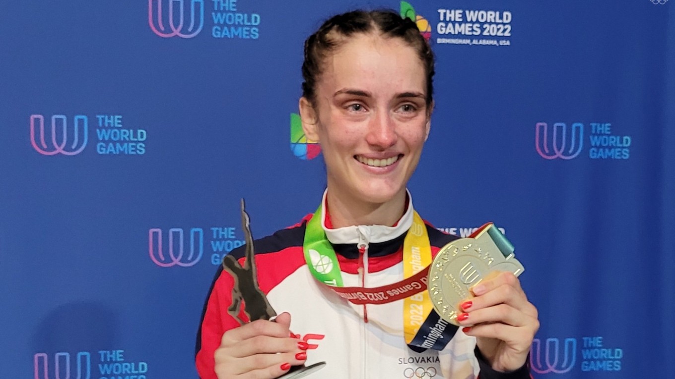 Monika Chochlíková získala zlato na Svetových hrách 2022.