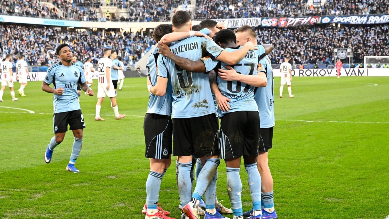 Hráči ŠK Slovan Bratislava.