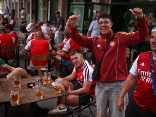 Fanúšikovia Arsenalu. 