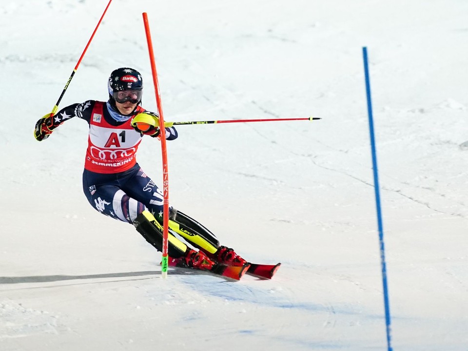 Americká lyžiarka Mikaela Shiffrinová.