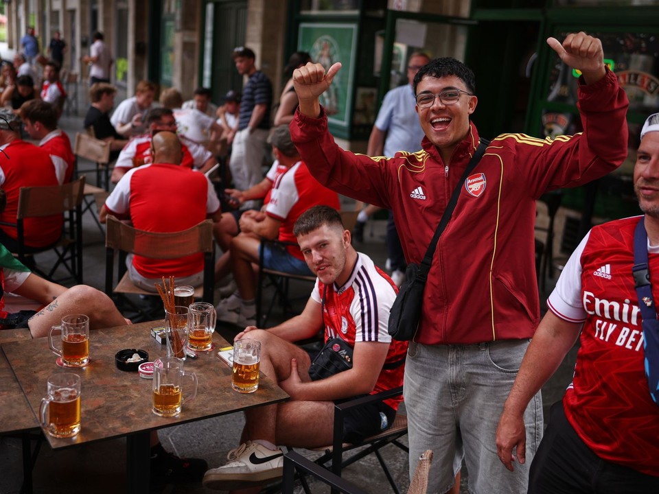 Fanúšikovia Arsenalu. 