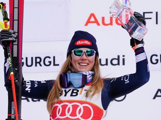 Na snímke je americká lyžiarka Mikaela Shiffrinová.