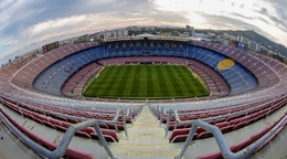 Spotify Camp Nou, domáci štadión tímu FC Barcelona. 