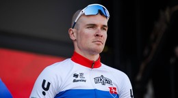 Slovenský cyklista Lukáš Kubiš.