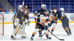 Momentka zo zápasu Spišská Nová Ves - Michalovce.