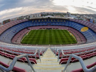 Spotify Camp Nou, domáci štadión tímu FC Barcelona. 