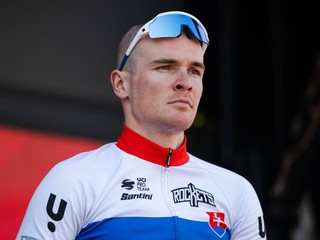 Slovenský cyklista Lukáš Kubiš.