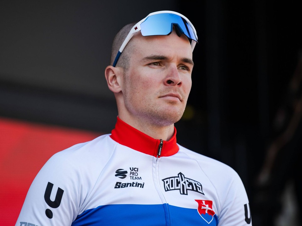Slovenský cyklista Lukáš Kubiš.