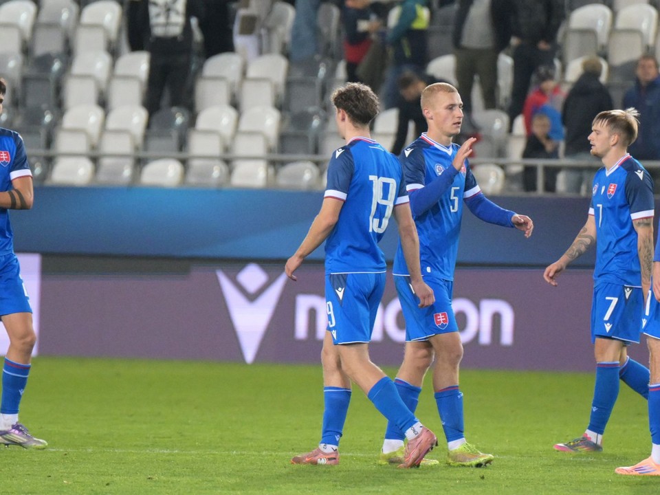 Hráči Slovenska do 21 rokov.