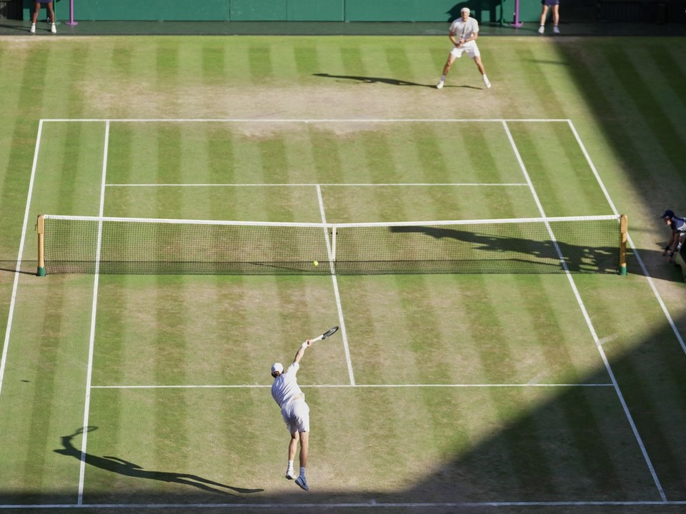 Ilustračný záber na centrálny dvorec Wimbledonu. 