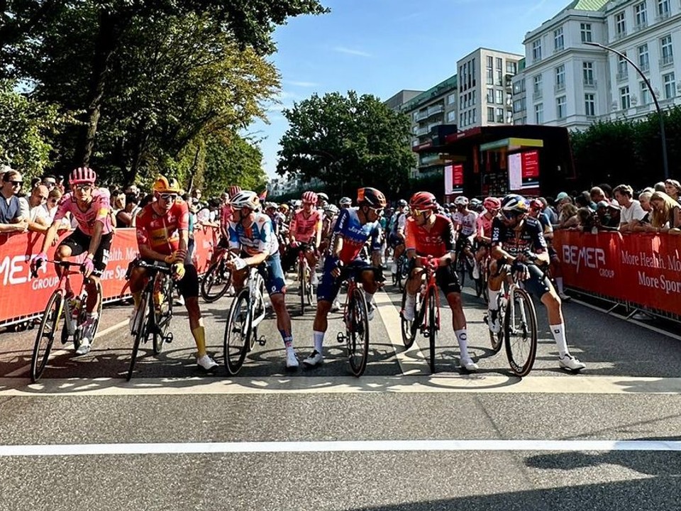 Momentka z pretekov Bremer Cyclassics Hamburg 2024.