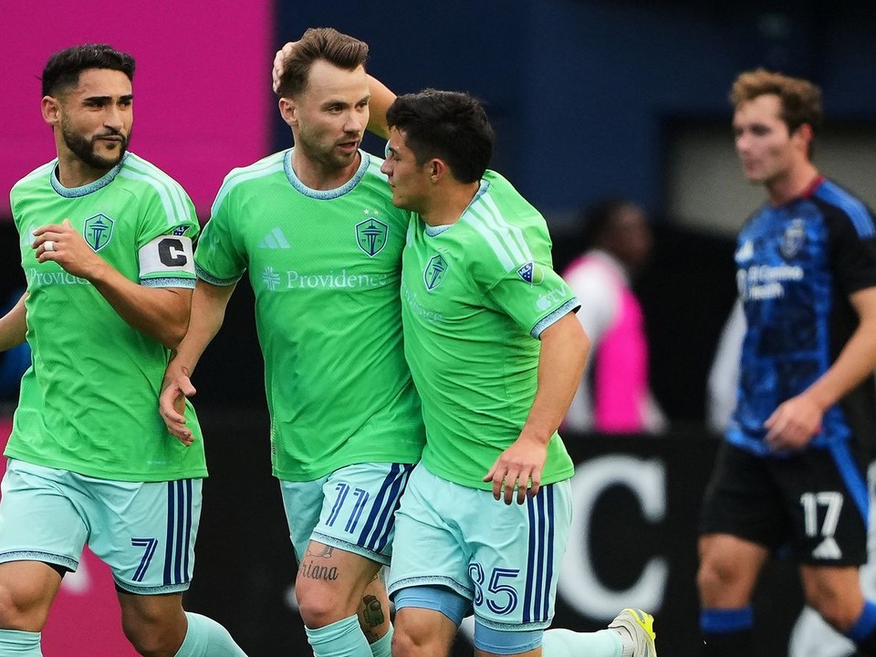 Hráči Seattlu Sounders. 