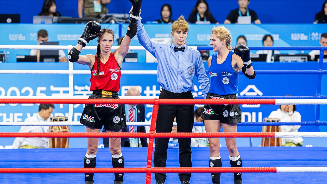 Monika Tadlánek Chochlíková po víťazstve vo štvrťfinále na Svetových hrách 2025