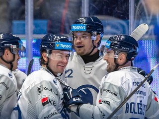 Momentka zo zápasu Plzeň - Vítkovice.