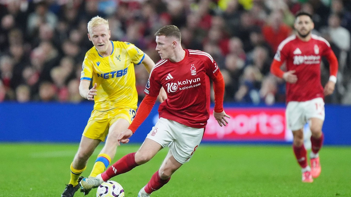 Fotka zo zápasu Nottingham Forest - Crystal Palace.