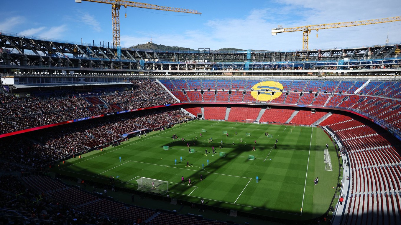 Štadión Camp Nou.