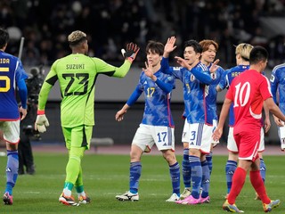 Japonskí futbalisti v kvalifikácii MS vo futbale 2026.