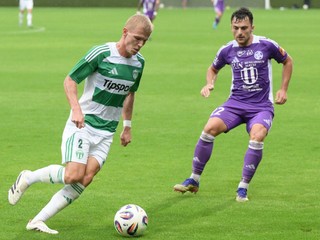 Zľava Lukáš Šimko (Skalica) a Karoly Tamas  (Komárno) 