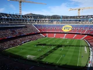 Štadión Camp Nou.
