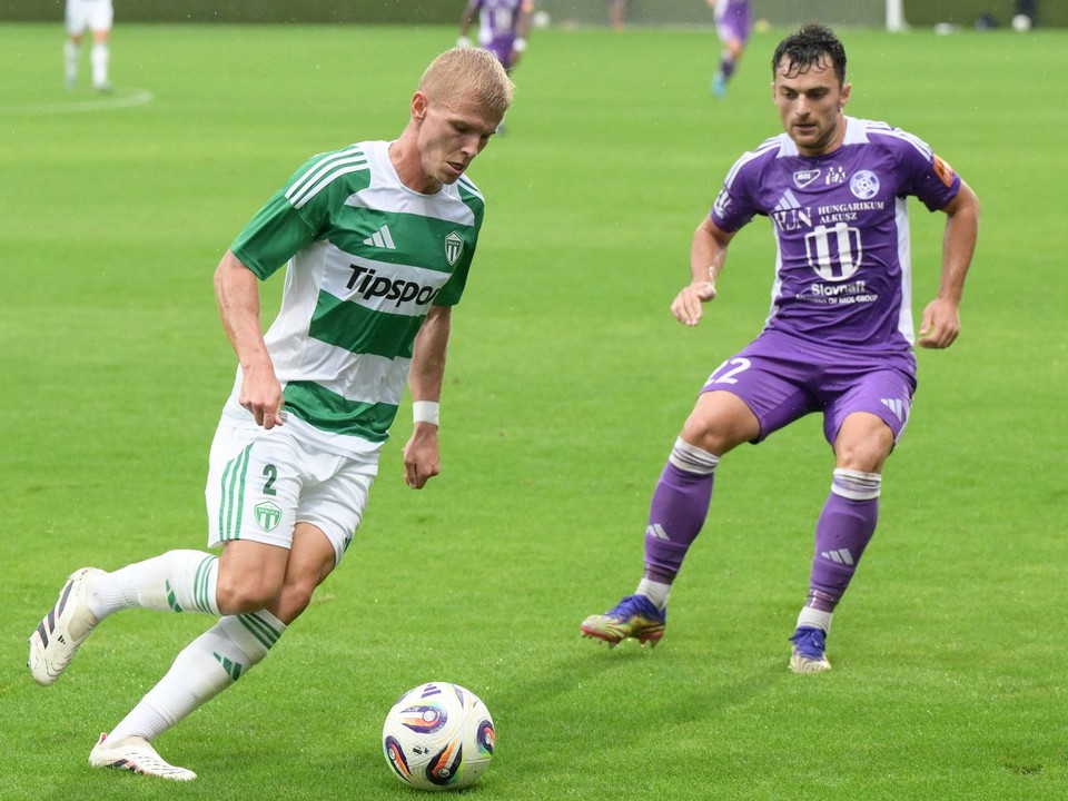 Zľava Lukáš Šimko (Skalica) a Karoly Tamas (Komárno)