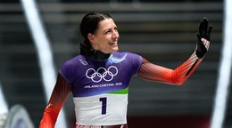 Na snímke rakúska skeletonistka Janine Flocková.