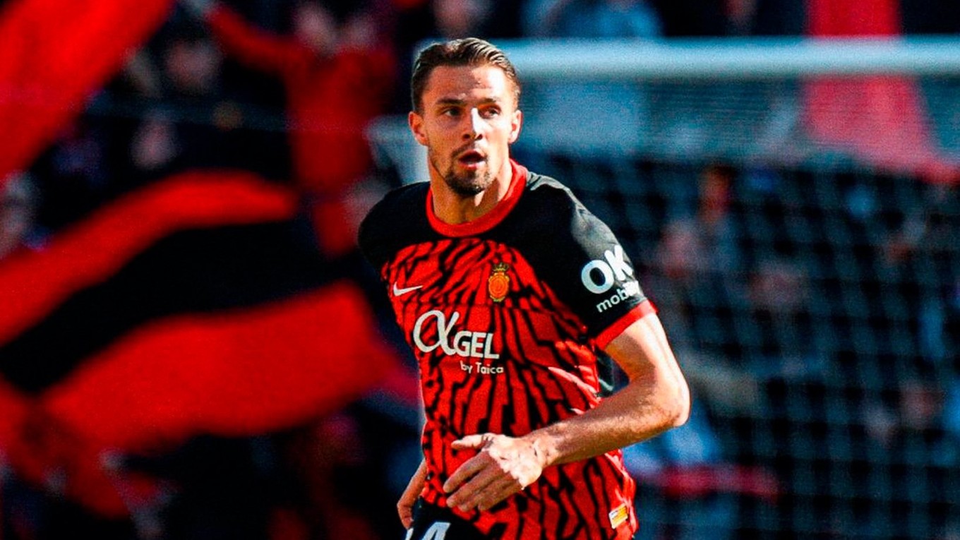 Martin Valjent v drese RCD Mallorca.