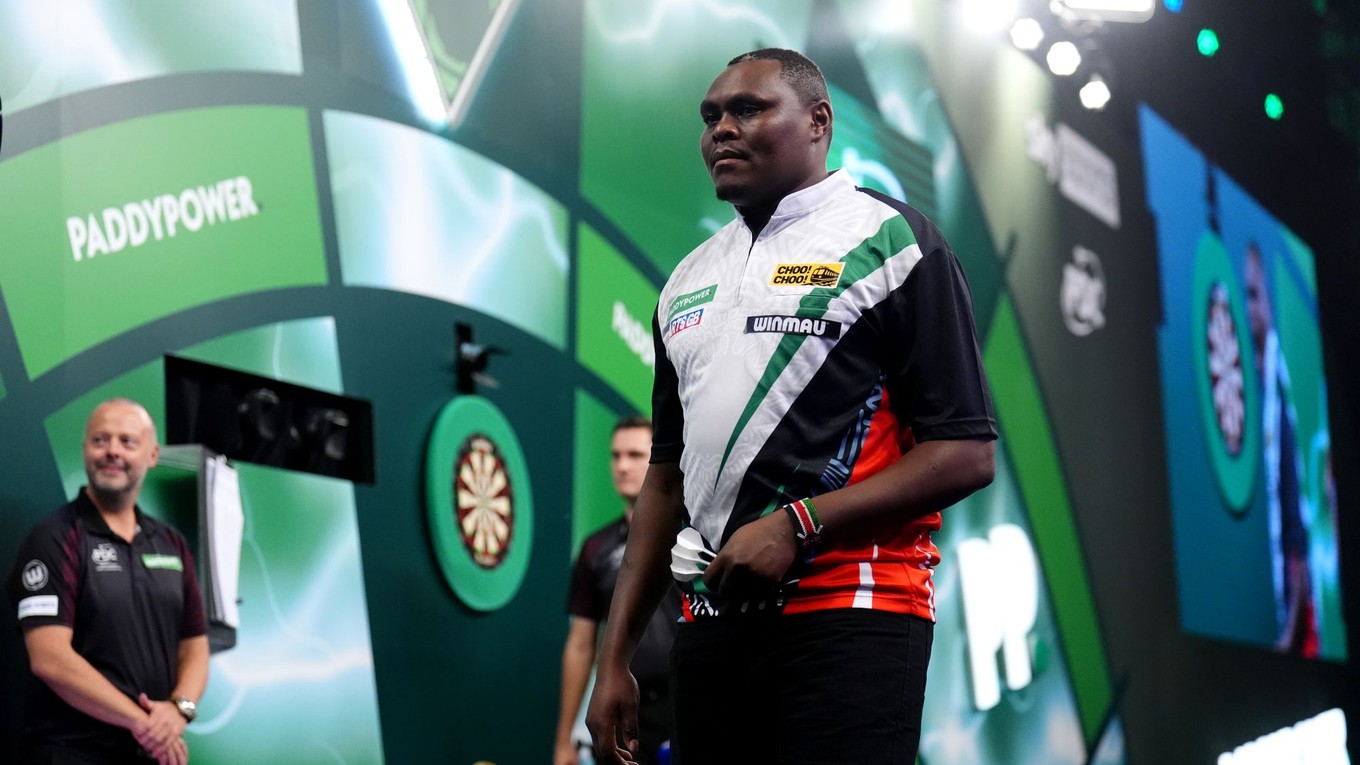 David Munyua z Kene dosiahol historické víťazstvo na MS v šípkach 2026.