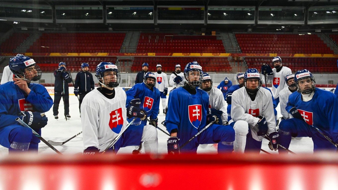 Hokejisti slovenskej hokejovej reprezentácie SR 18.