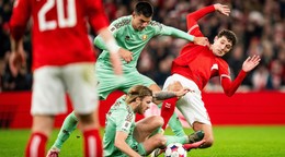 Momentka zo zápasu Dánsko - Bielorusko