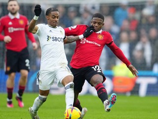 Zápas Leeds United - Manchester United.