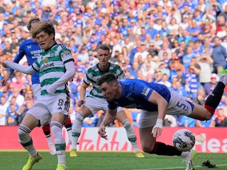 Fotka zo zápasu Glasgow Rangers - Celtic Glasgow.