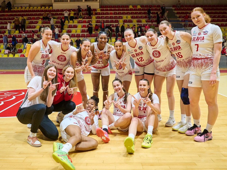 Basketbalistky tímu Slávia Banská Bystrica