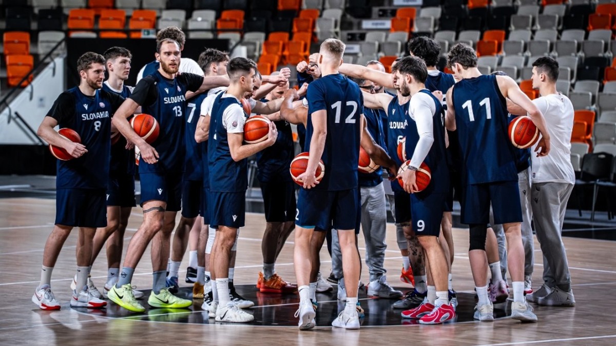 Basketbalisti Slovenska.