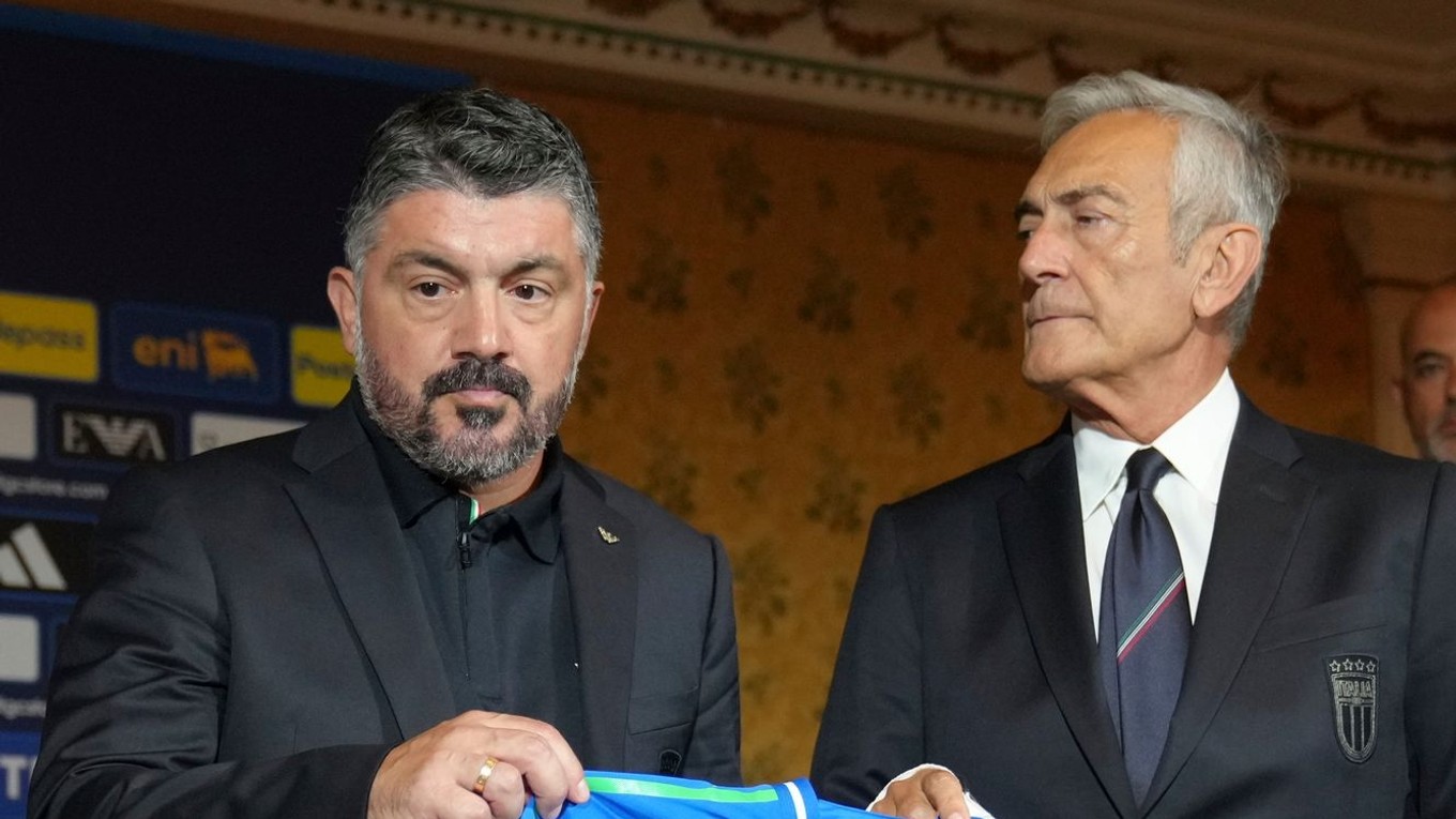 Rino Gattuso a Gabriel Gravina.