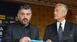 Rino Gattuso a Gabriel Gravina.