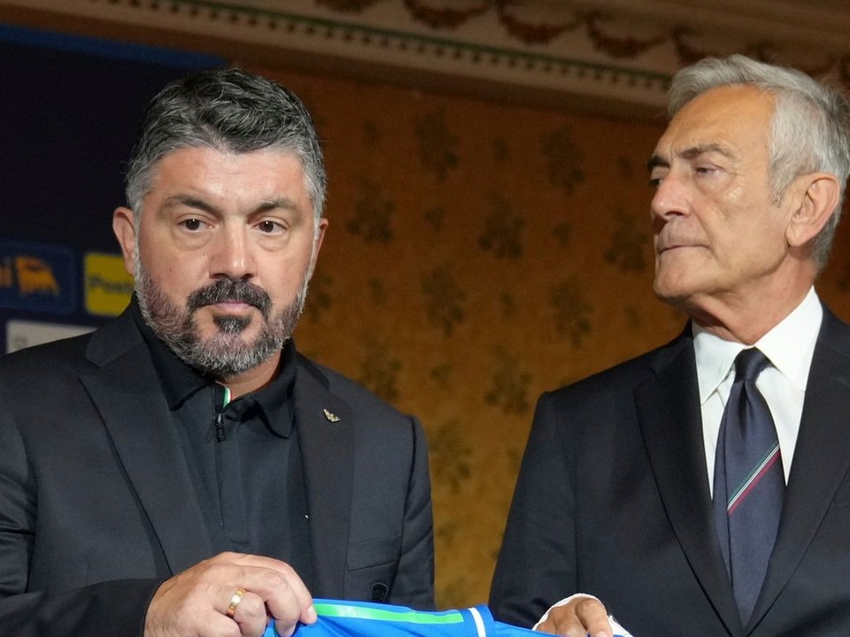 Rino Gattuso a Gabriel Gravina.