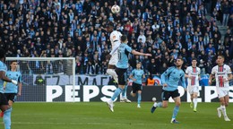 Momentka zo zápasu Slovan - Bratislava - Spartak Trnava