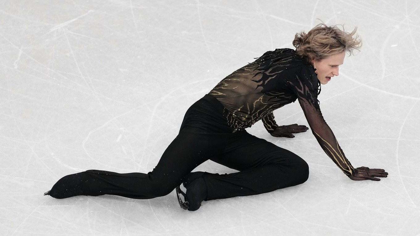 Ilia Malinin spadol viackrát počas svojej jazdy.