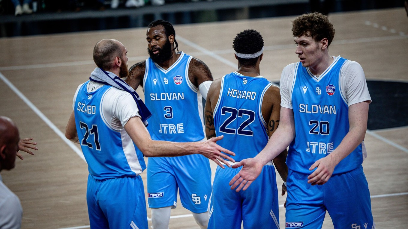 Basketbalisti BC Slovan Bratislava.